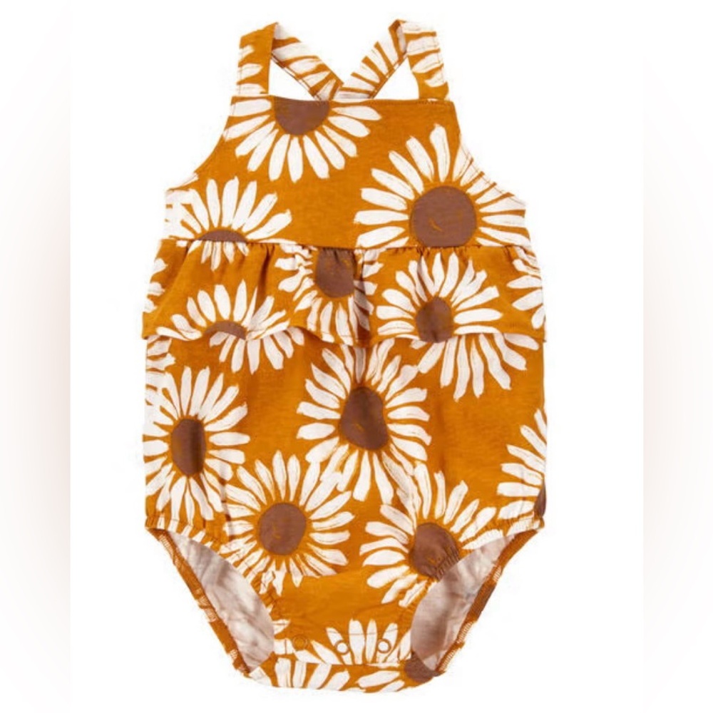 Carter’s Sunflower Bubble Romper